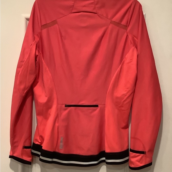Gore Running Wear Jacket Windstopper Soft Shell Pink Full Zip Multiple Pocket - Picture 5 of 12